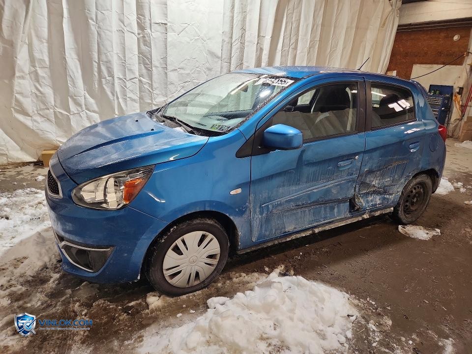 2018 MITSUBISHI MIRAGE ES – Lot 76162155 auction photo