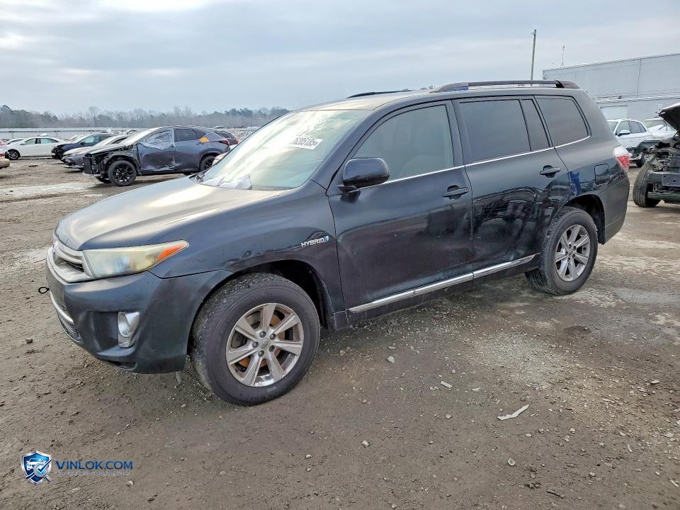 2013 TOYOTA HIGHLANDER HYBRID – Lot 76205185 auction photo
