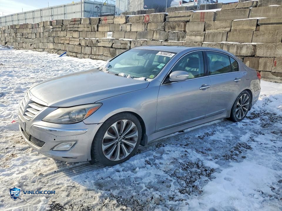 2013 HYUNDAI GENESIS 5.0L – Lot 76356015 auction photo