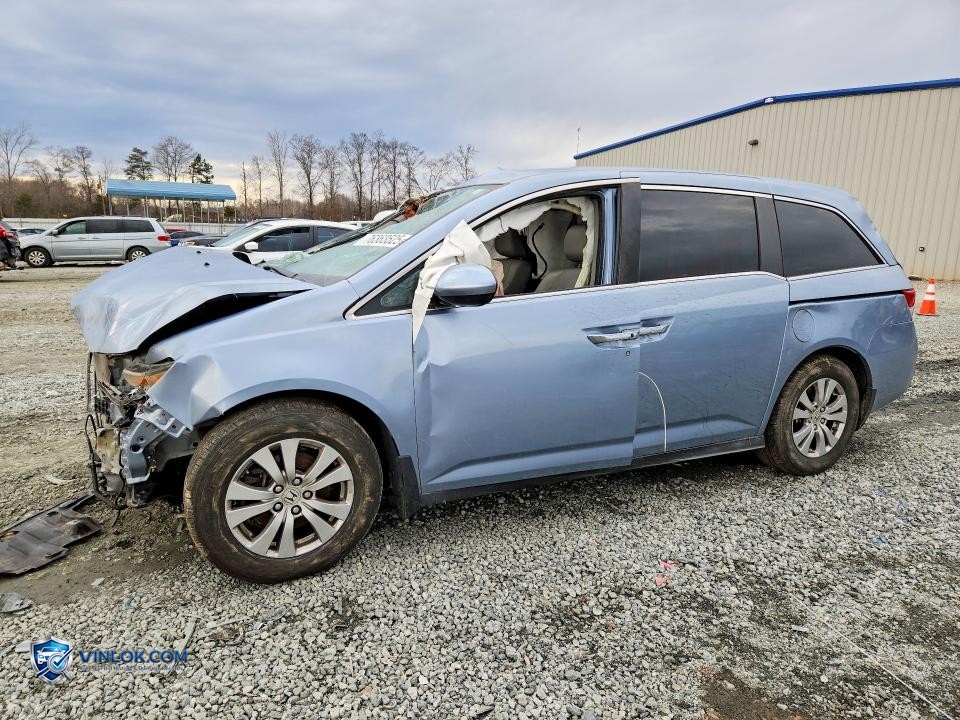 2014 HONDA ODYSSEY EXL – Lot 76363525 auction photo