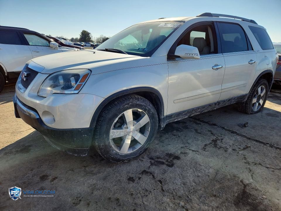 2012 GMC ACADIA SLT-1 – Lot 76381945 auction photo