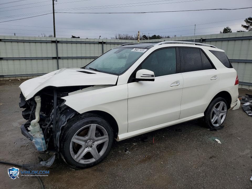 2015 MERCEDES-BENZ ML 400 4MATIC – Lot 76407125 auction photo