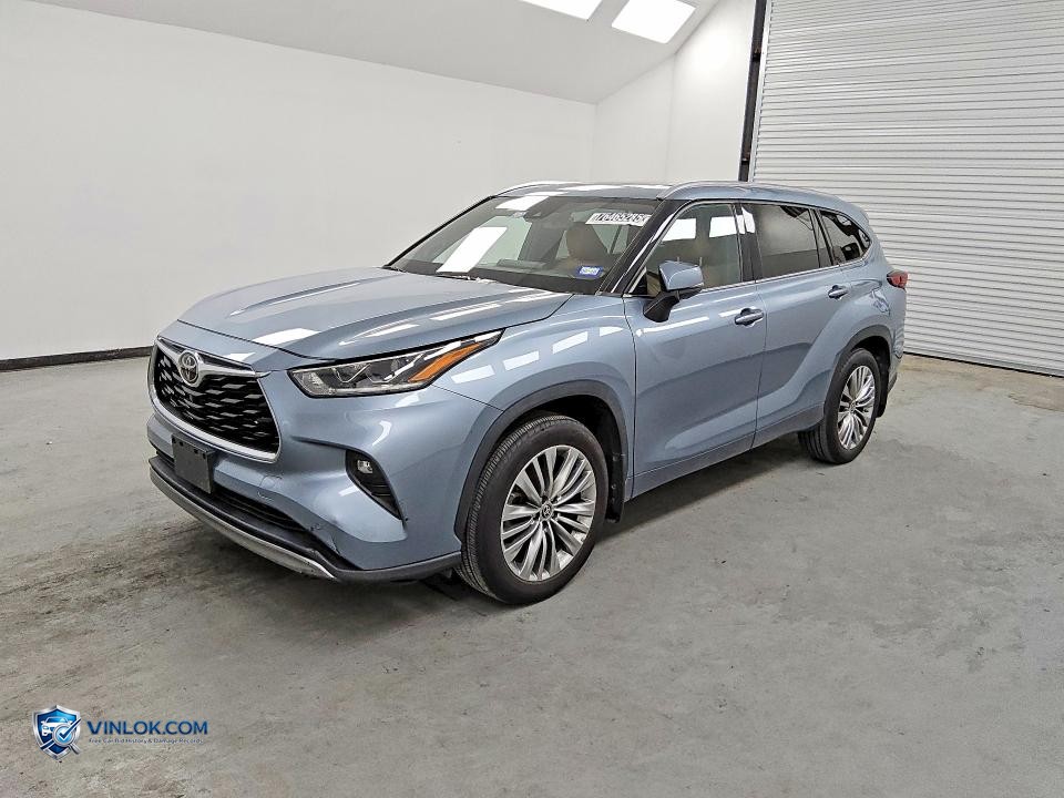2022 TOYOTA HIGHLANDER PLATINUM – Lot 76465285 auction photo