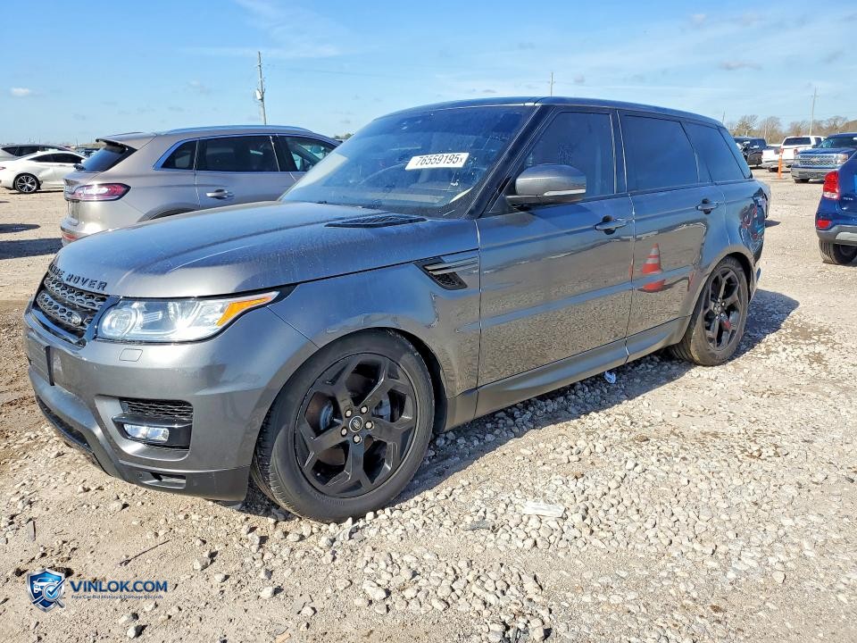 2017 LAND ROVER RANGE ROVER 3.0L V6 TURBO DIESEL – Lot 76559195 auction photo