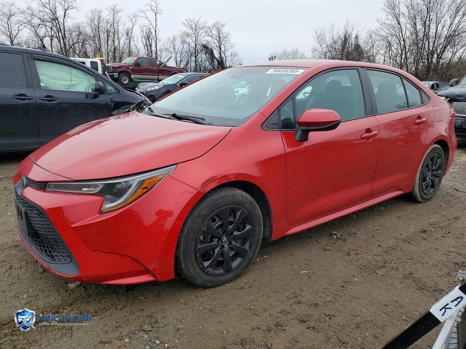 2021 TOYOTA COROLLA LE – Lot 76635205 auction photo