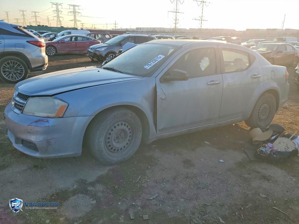 2014 DODG AVENGER – Lot 76733015 auction photo