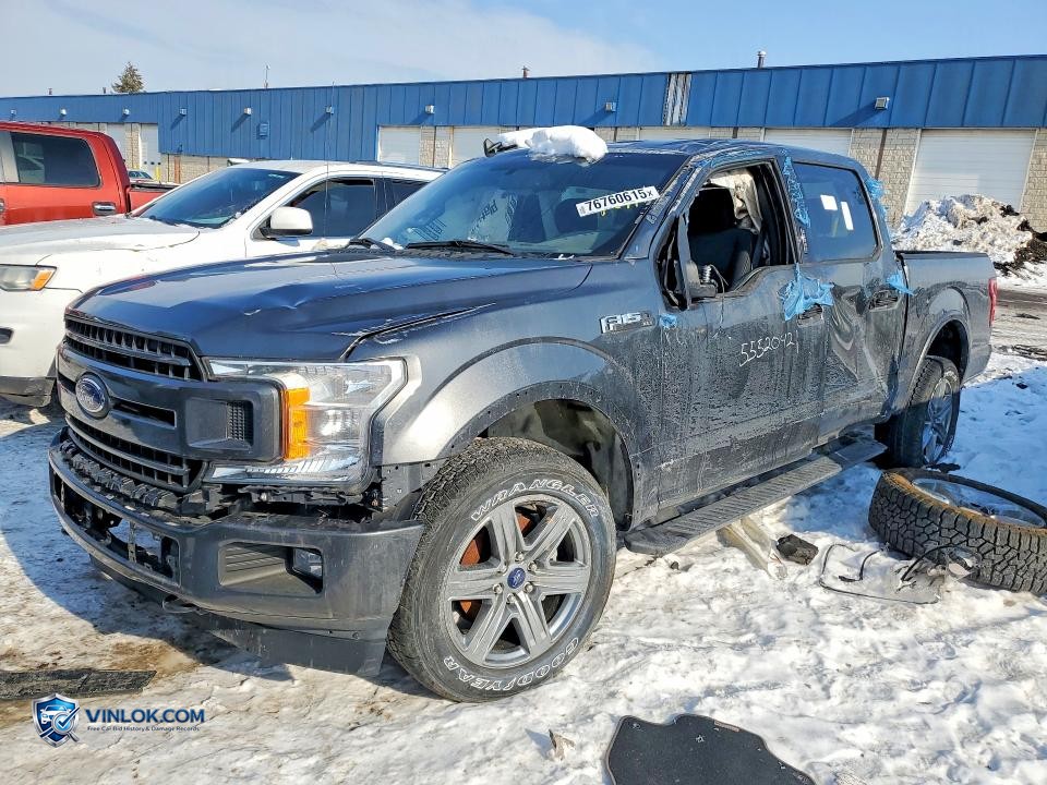 2019 FORD F150 SUPERCREW – Lot 76760615 auction photo