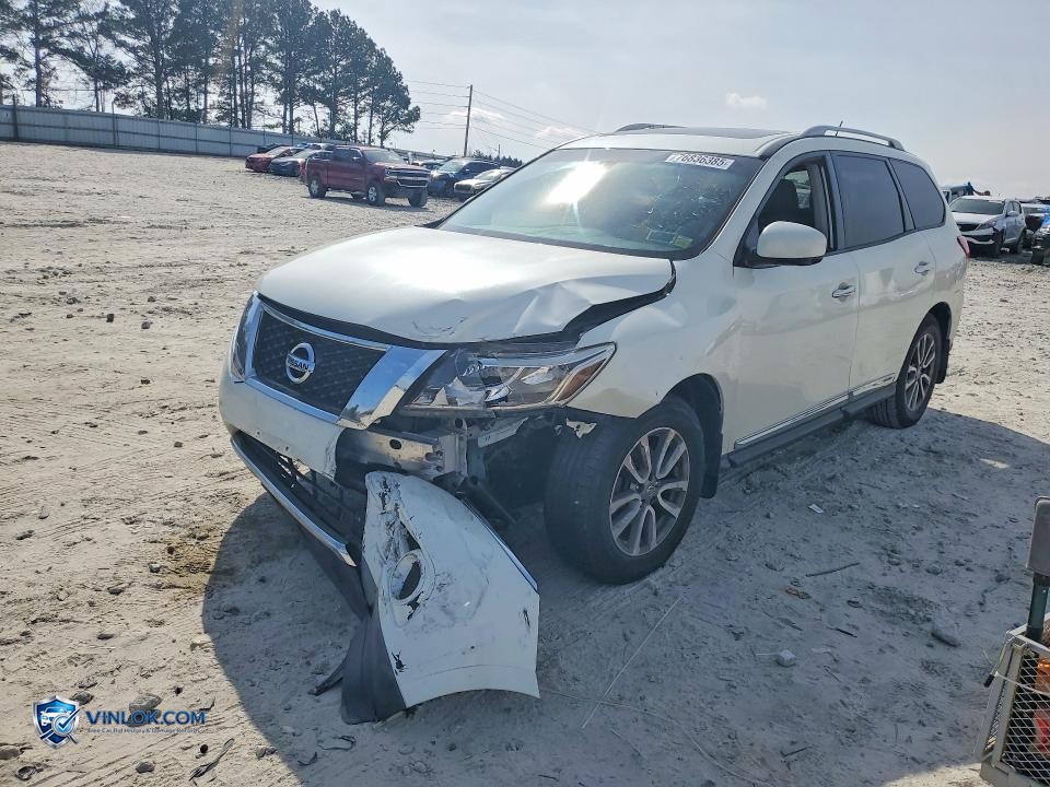 2016 NISSAN PATHFINDER SL – Lot 76836385 auction photo