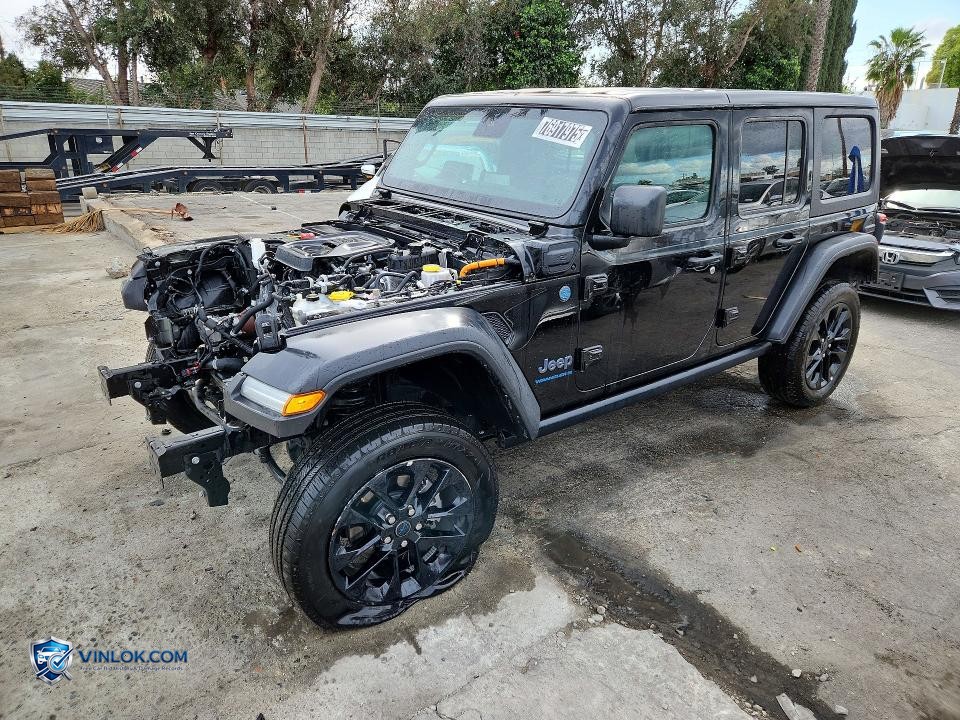 2024 JEEP WRANGLER 4XE – Lot 76917975 auction photo
