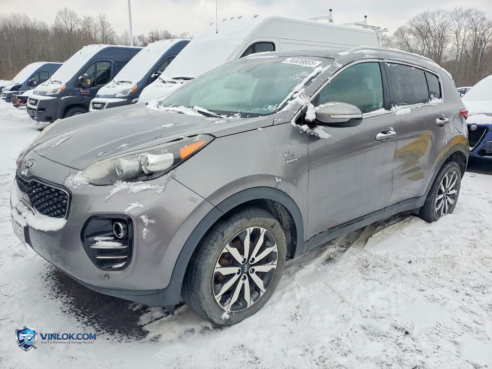 2017 KIA SPORTAGE EX – Lot 76928855 auction photo