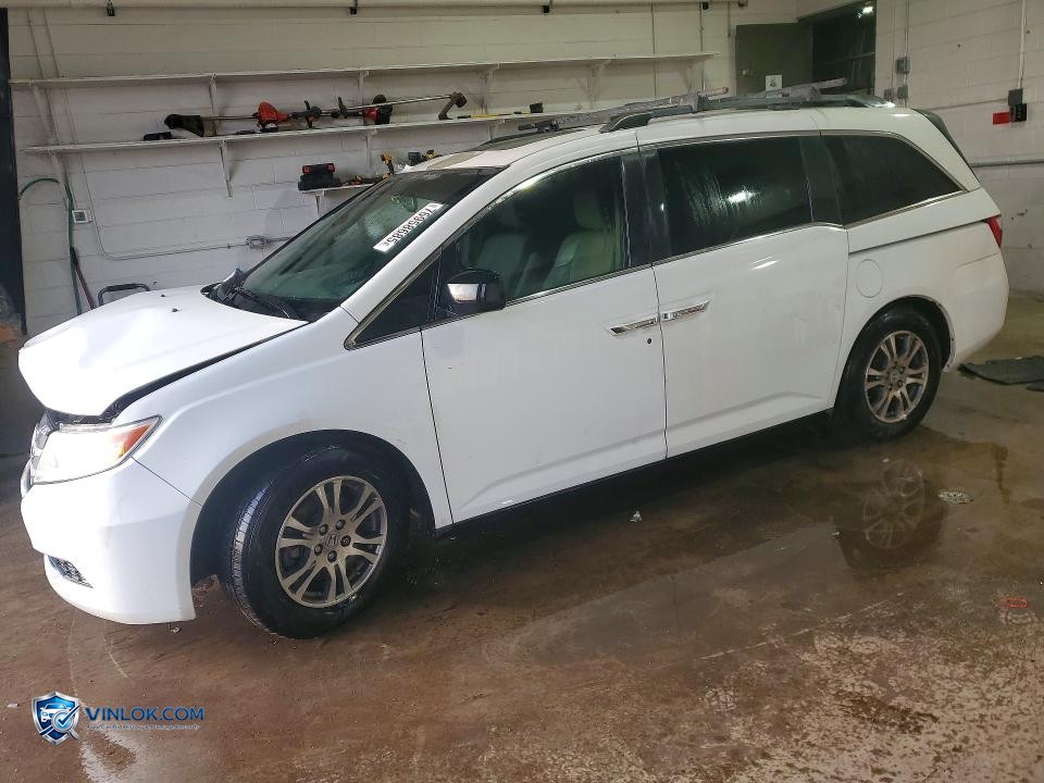 2013 HONDA ODYSSEY EXL – Lot 76958685 auction photo