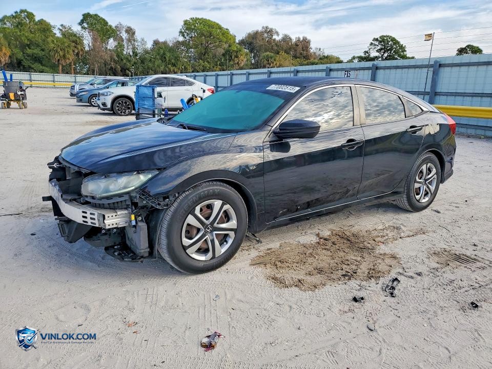 2017 HONDA CIVIC LX – Lot 77002515 auction photo