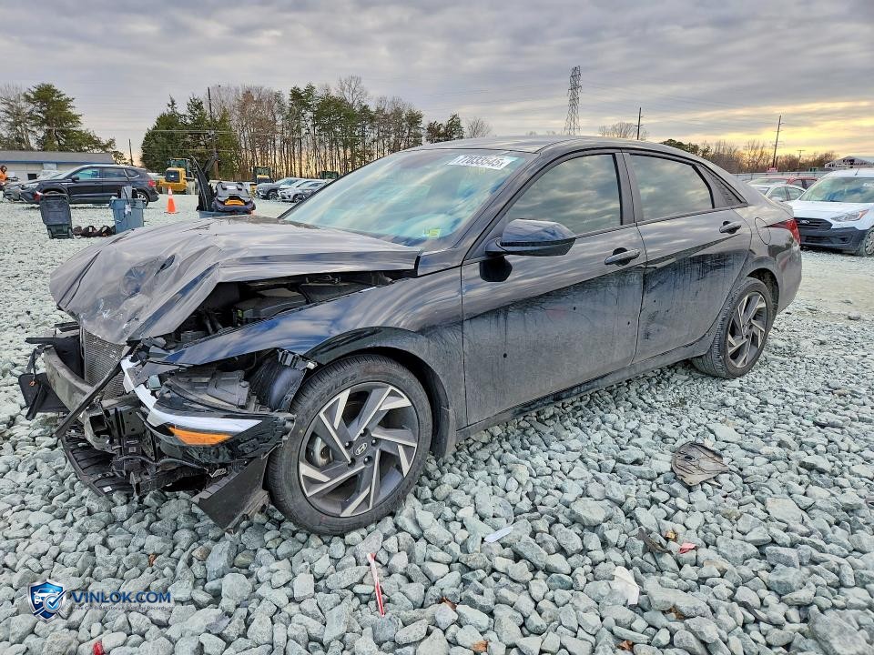 2025 HYUNDAI ELANTRA SEL SPORT – Lot 77033545 auction photo