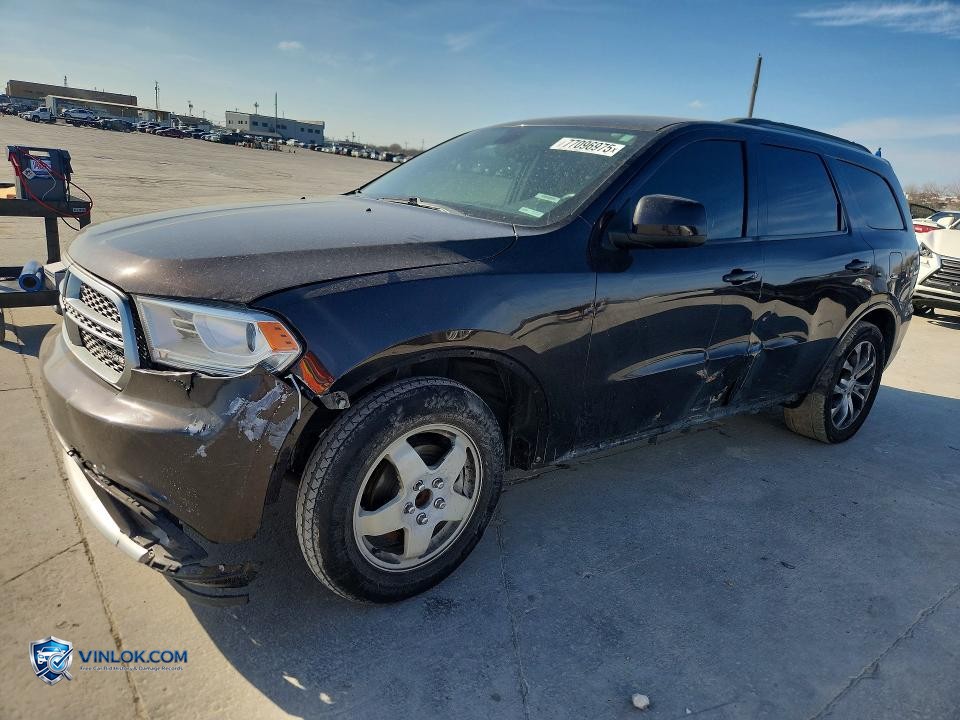 2017 DODGE DURANGO SXT – Lot 77096975 auction photo