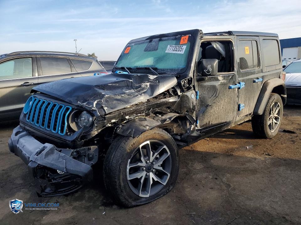 2025 JEEP WRANGLER SPORT 4XE – Lot 77135205 auction photo