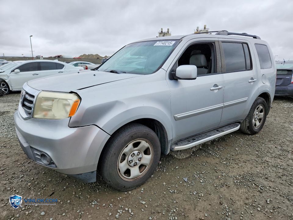 2012 HONDA PILOT EX – Lot 77140215 auction photo