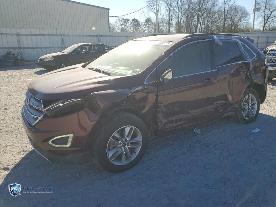2017 FORD EDGE SEL – Lot 77182035 auction photo