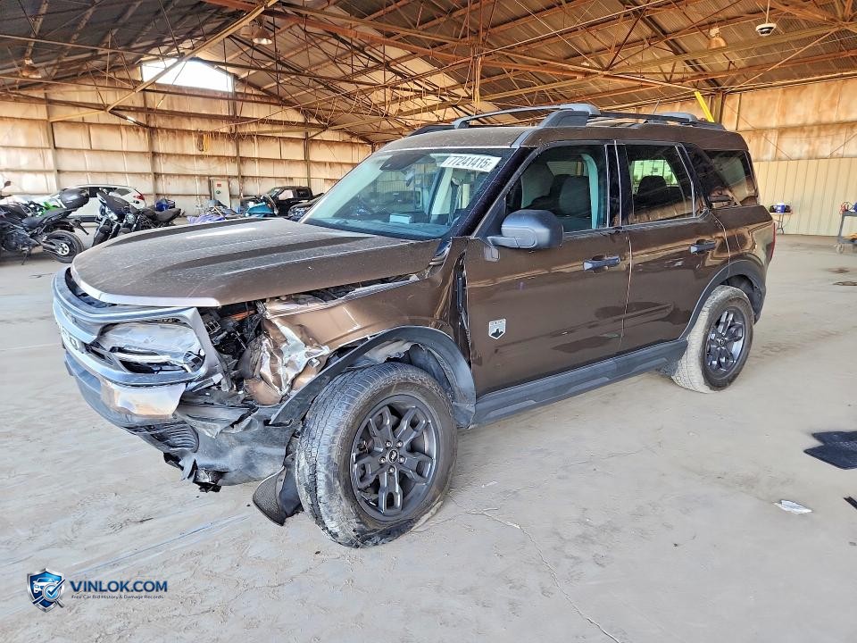 2022 FORD BRONCO SPORT BIG BEND – Lot 77241415 auction photo