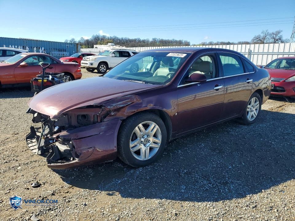 2007 CHEVROLET IMPALA LTZ – Lot 77323625 auction photo