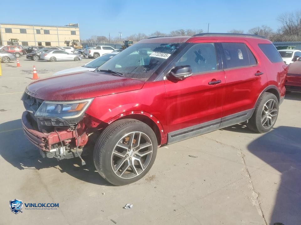 2016 FORD EXPLORER SPORT – Lot 77325635 auction photo