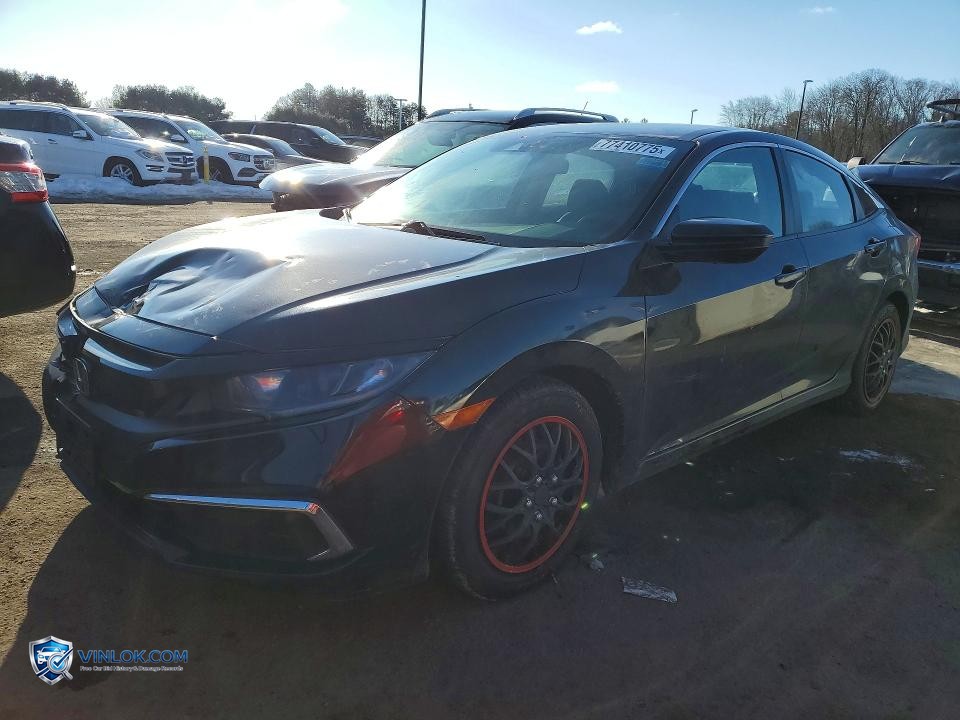 2019 HONDA CIVIC LX – Lot 77410775 auction photo