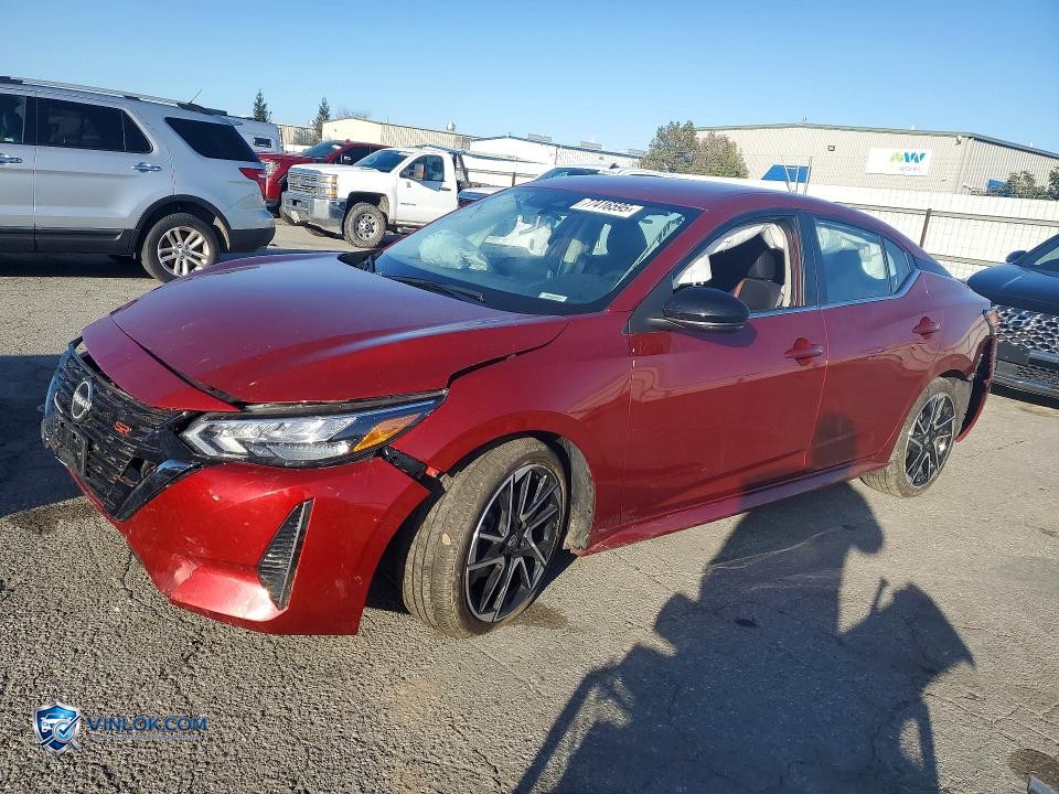 2025 NISSAN SENTRA SR – Lot 77416595 auction photo