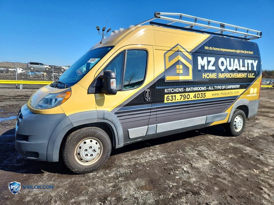 2017 RAM PROMASTER 2500 UTILITY / SERVICE VAN – Lot 77439345 auction photo