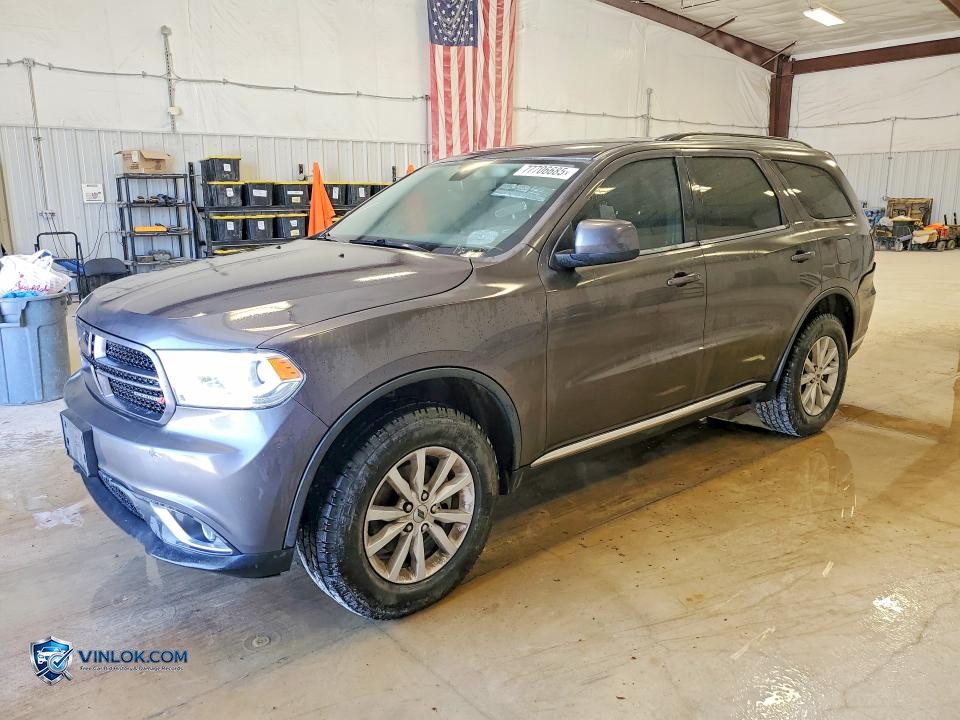 2020 DODGE DURANGO AWD V6 4D SUV SXT PLUS – Lot 77706685 auction photo