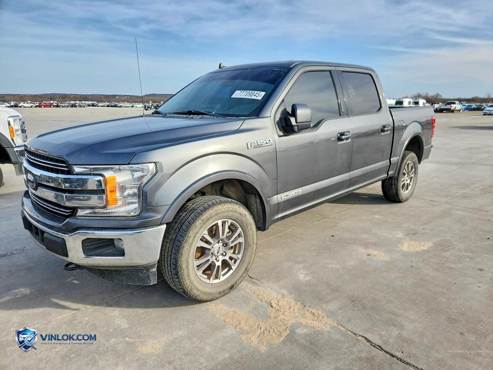 2019 FORD F150 LARIAT 4WD – Lot 77709845 auction photo