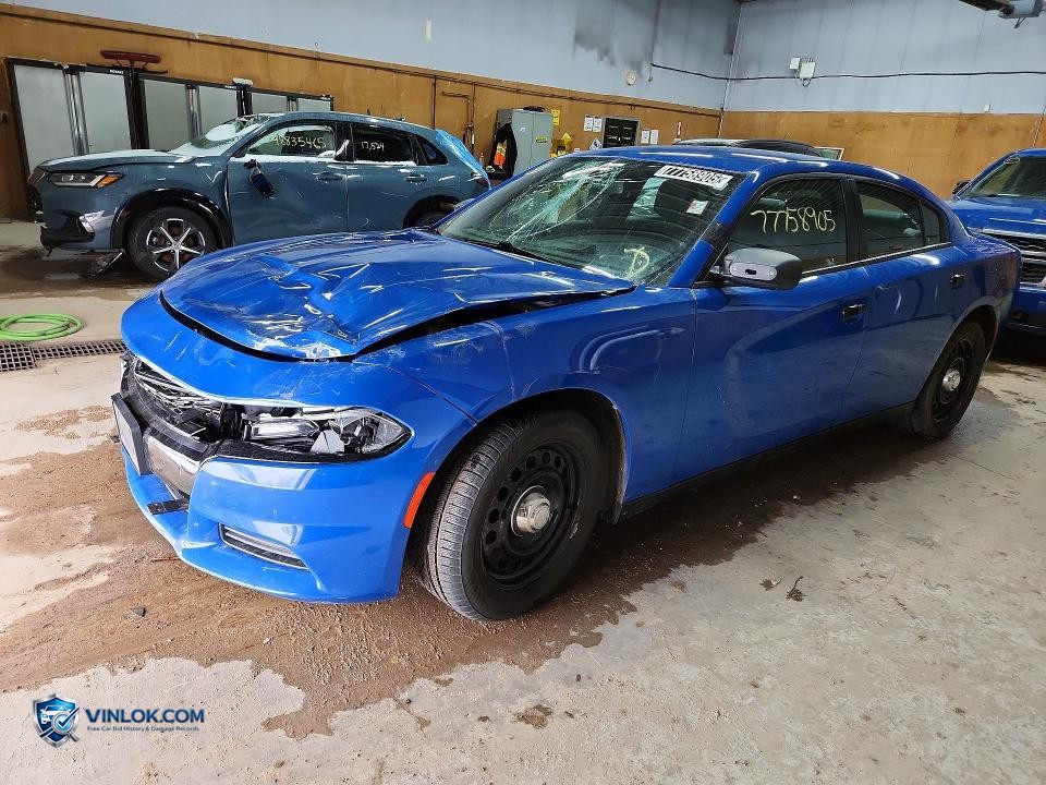 2019 DODGE CHARGER POLICE – Lot 77758905 auction photo