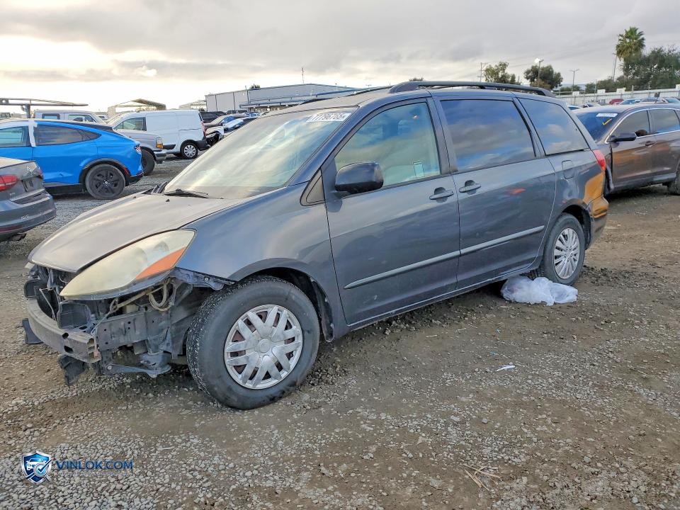 2007 TOYOTA SIENNA CE – Lot 77796765 auction photo