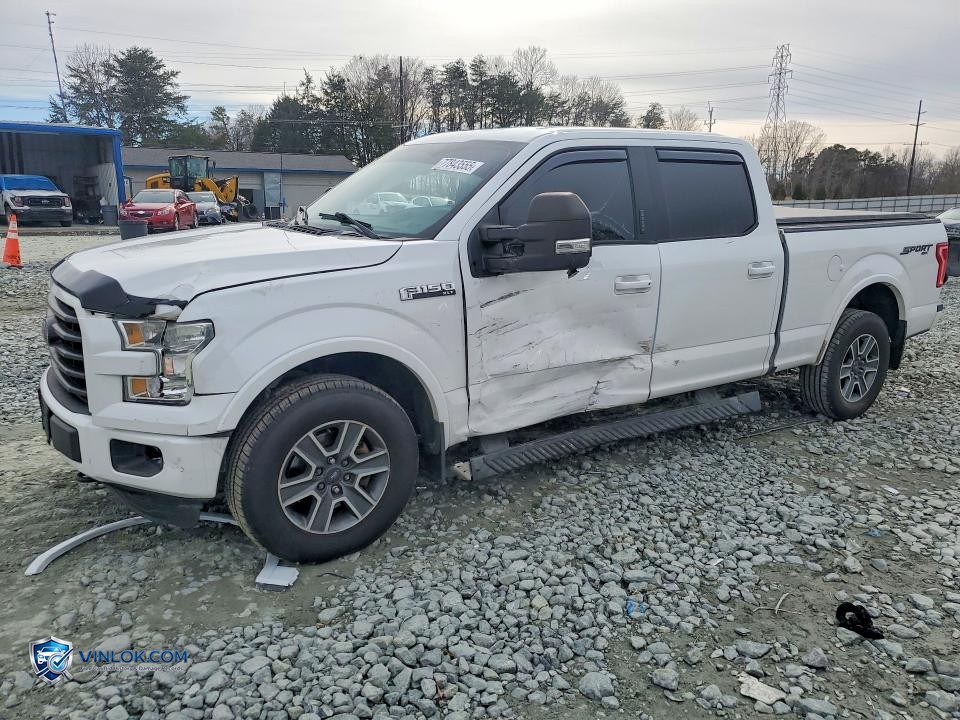 2016 FORD F150 SUPERCREW – Lot 77843555 auction photo