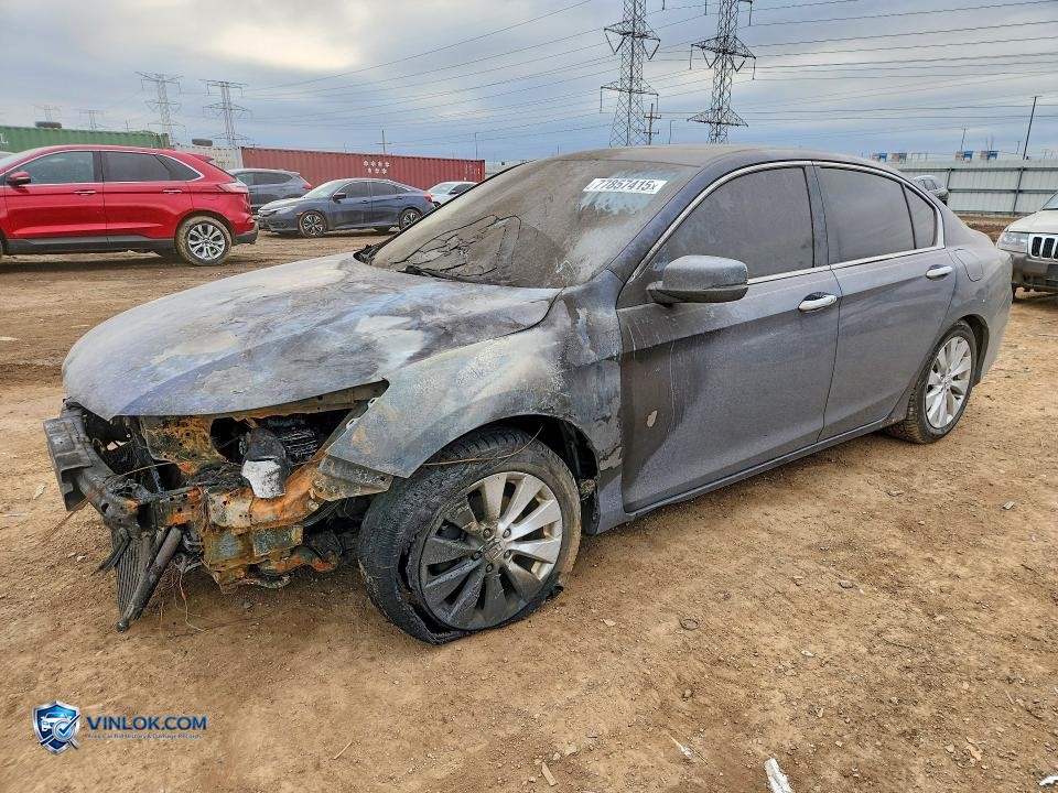2014 HONDA ACCORD EXL – Lot 77857415 auction photo
