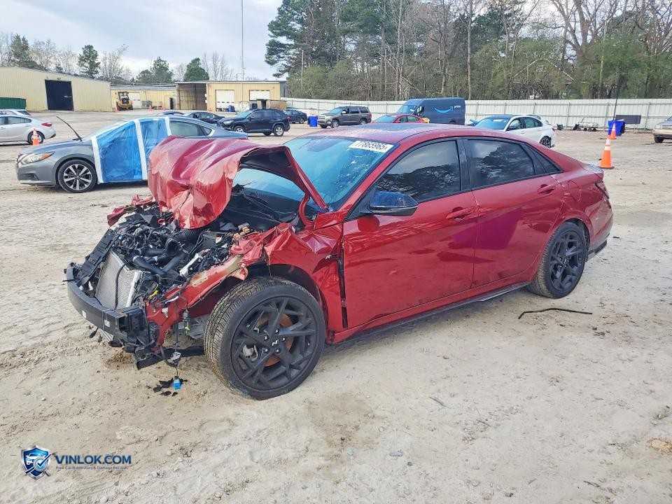 2025 HYUNDAI ELANTRA N LINE – Lot 77865965 auction photo