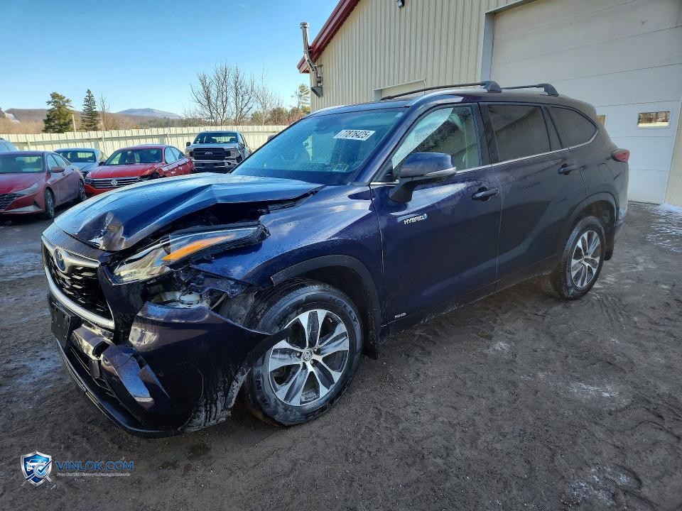 2021 TOYOTA HIGHLANDER HYBRID XLE – Lot 77876425 auction photo