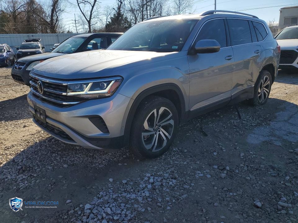 2021 VOLKSWAGEN ATLAS SEL PREMIUM – Lot 77882315 auction photo