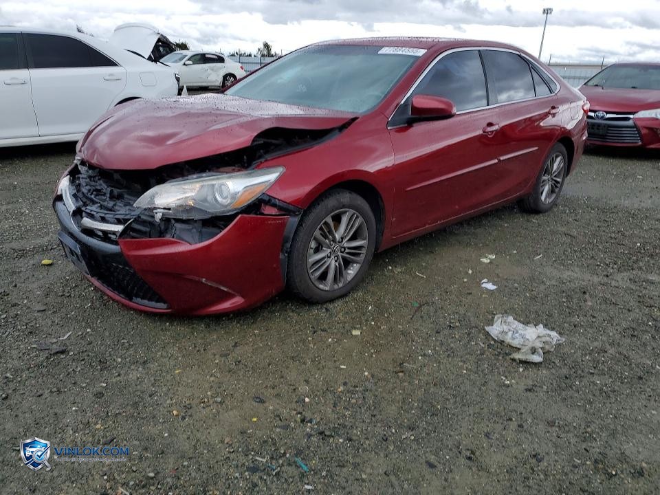 2015 TOYOTA CAMRY SE – Lot 77884555 auction photo