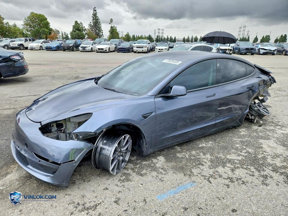 2022 TESLA MODEL 3 – Lot 77925435 auction photo