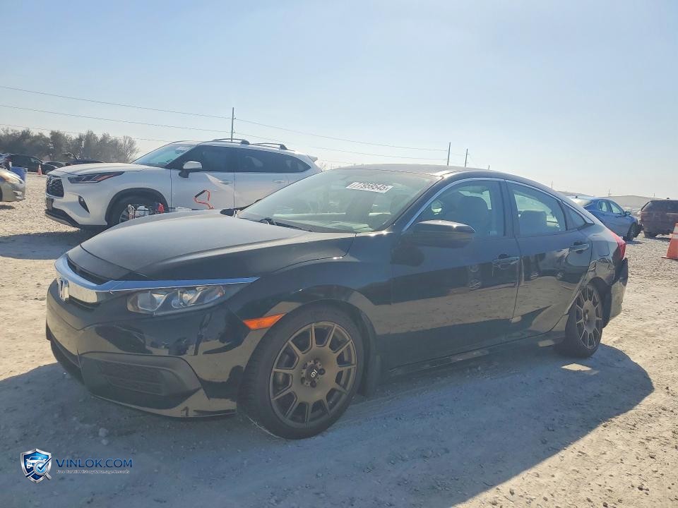 2018 HONDA CIVIC LX – Lot 77959545 auction photo