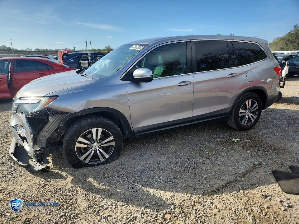 2017 HONDA PILOT EX – Lot 77962205 auction photo