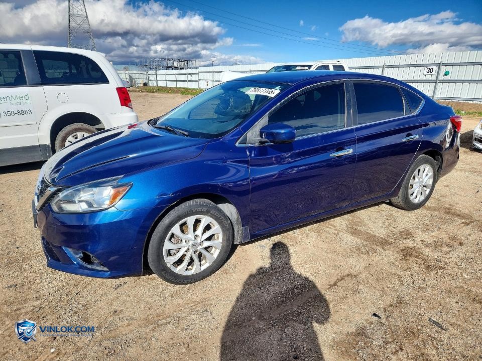 2018 NISSAN SENTRA SV – Lot 78077165 auction photo