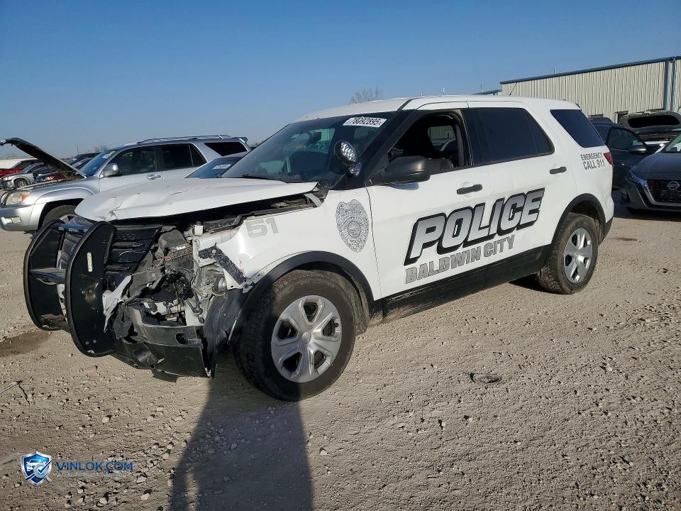 2015 FORD EXPLORER POLICE INTERCEPTOR – Lot 78092895 auction photo