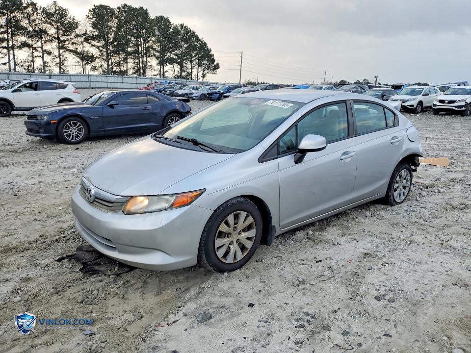2012 HONDA CIVIC LX – Lot 78177265 auction photo