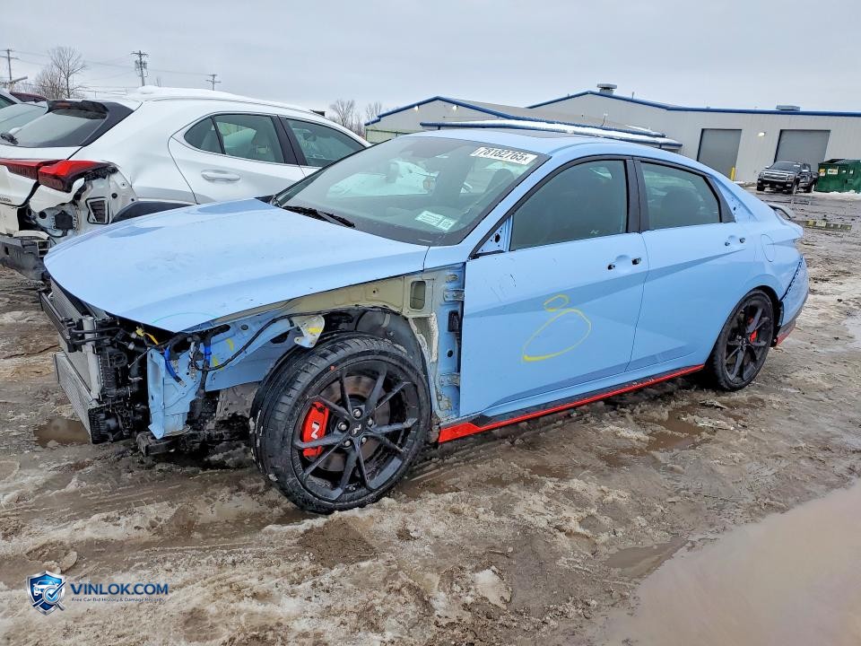 2025 HYUNDAI ELANTRA N – Lot 78182765 auction photo