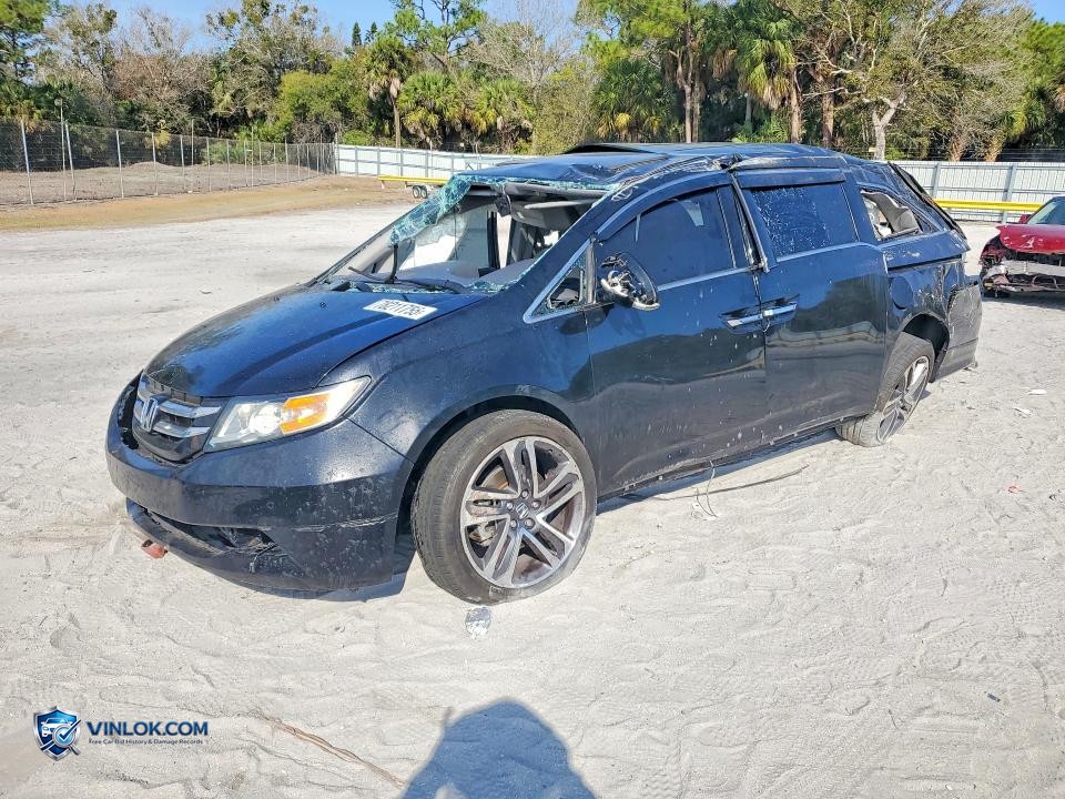 2014 HONDA ODYSSEY TOURING – Lot 78211755 auction photo