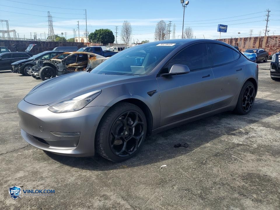 2021 TESLA MODEL 3 – Lot 78329935 auction photo