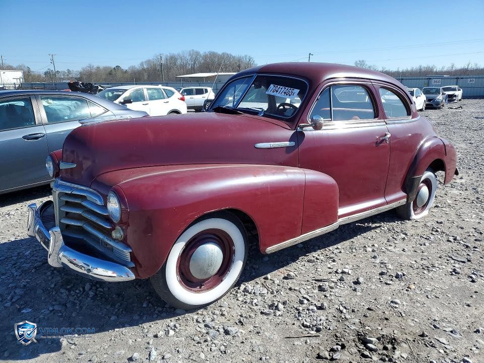 1948 CHEVROLET STYLEMASTER – Lot 78417465 auction photo