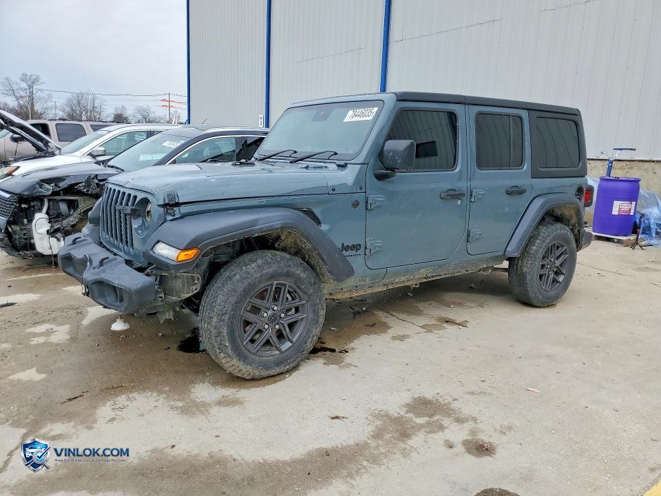 2024 JEEP WRANGLER SPORT – Lot 78446035 auction photo