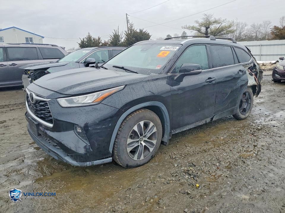 2020 TOYOTA HIGHLANDER XLE – Lot 78462255 auction photo