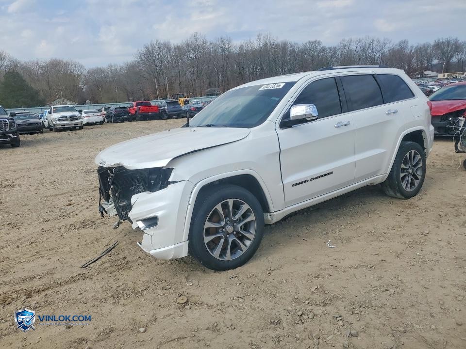 2017 JEEP GRAND CHEROKEE OVERLAND – Lot 78470695 auction photo